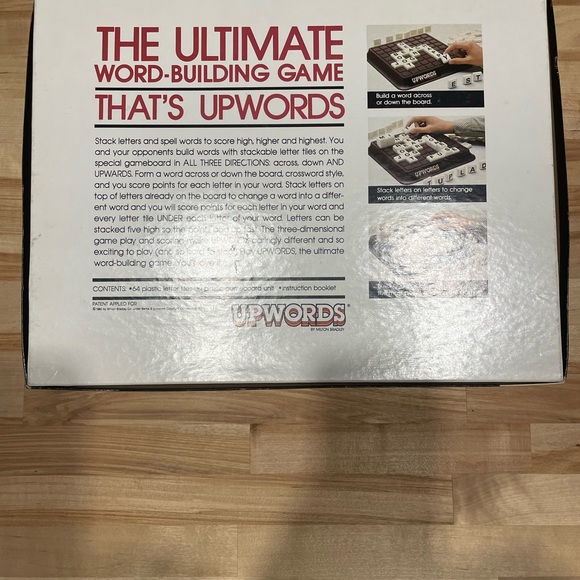 Vintage, Upwords 3D Word Game by Milton Bradley - Picture 2 of 8